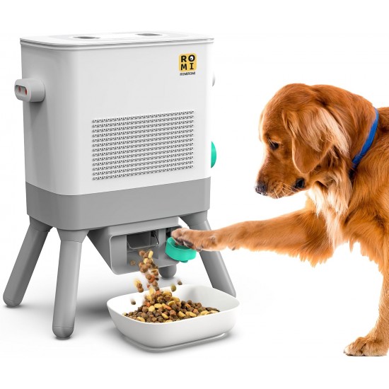 Romiromi Automatic Cat Dog Feeder 8.5 L for Training, Improve IQ, Interactive Automatic Cat Feeder for Cats and Dogs, Increase, Interactive Feeding Station for Pets Romiromi Automatic Cat Dog Feeder 8.5 L for Training, Improve IQ, Interactive Automatic Cat Feeder for Cats and Dogs, Increase, Interactive Feeding Station for Pets