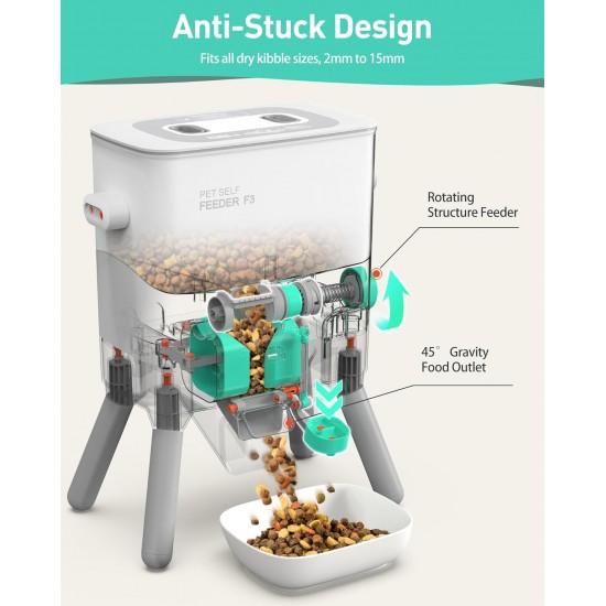 Romiromi Automatic Cat Dog Feeder 8.5 L for Training, Improve IQ, Interactive Automatic Cat Feeder for Cats and Dogs, Increase, Interactive Feeding Station for Pets Romiromi Automatic Cat Dog Feeder 8.5 L for Training, Improve IQ, Interactive Automatic Cat Feeder for Cats and Dogs, Increase, Interactive Feeding Station for Pets