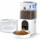 Romiromi Automatic Cat Feeder, 2.4G & 5G WiFi, 4.5L, 1-10 Meals/Day, 1-15 Day, Automatic Feeder with Stainless Steel Bowl, Automatic Cat Feeder Romiromi Automatic Cat Feeder, 2.4G & 5G WiFi, 4.5L, 1-10 Meals/Day, 1-15 Day, Automatic Feeder with Stainless Steel Bowl, Automatic Cat Feeder