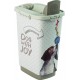 Rotho plastic pet food storage box (PP) with cat design - Cody dry food., medium Rotho plastic pet food storage box (PP) with cat design - Cody dry food., medium