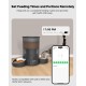 SURDY 3L Automatic Cat Feeder 2 Bowls, 2.4G/5G WiFi Smart Cat Food Automatic with App Control, Feeder for Cats/Dogs, Timed Pet Feeder Programmable 1-10 Meals, 10s Meal Call SURDY 3L Automatic Cat Feeder 2 Bowls, 2.4G/5G WiFi Smart Cat Food Automatic with App Control, Feeder for Cats/Dogs, Timed Pet Feeder Programmable 1-10 Meals, 10s Meal Call