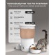 SURDY 3L Automatic Cat Feeder, 2 Bowls, Feeder for Cats and Dogs, Even Distribution Cat Food with 2 Stainless Steel Bowls, 10s Meal Recording and Timer Setting 1-6 Meals/Day SURDY 3L Automatic Cat Feeder, 2 Bowls, Feeder for Cats and Dogs, Even Distribution Cat Food with 2 Stainless Steel Bowls, 10s Meal Recording and Timer Setting 1-6 Meals/Day