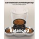 SURDY 3L Automatic Cat Feeder, 2 Bowls, Feeder for Cats and Dogs, Even Distribution Cat Food with 2 Stainless Steel Bowls, 10s Meal Recording and Timer Setting 1-6 Meals/Day SURDY 3L Automatic Cat Feeder, 2 Bowls, Feeder for Cats and Dogs, Even Distribution Cat Food with 2 Stainless Steel Bowls, 10s Meal Recording and Timer Setting 1-6 Meals/Day