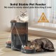 SURDY 3L Automatic Cat Feeder, 2 Bowls, Feeder for Cats and Dogs, Even Distribution Cat Food with 2 Stainless Steel Bowls, 10s Meal Recording and Timer Setting 1-6 Meals/Day SURDY 3L Automatic Cat Feeder, 2 Bowls, Feeder for Cats and Dogs, Even Distribution Cat Food with 2 Stainless Steel Bowls, 10s Meal Recording and Timer Setting 1-6 Meals/Day