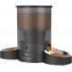SURDY 3L Automatic Cat Feeder, 2 Bowls, Feeder for Cats and Dogs, Even Distribution Cat Food with 2 Stainless Steel Bowls, 10s Meal Recording and Timer Setting 1-6 Meals/Day SURDY 3L Automatic Cat Feeder, 2 Bowls, Feeder for Cats and Dogs, Even Distribution Cat Food with 2 Stainless Steel Bowls, 10s Meal Recording and Timer Setting 1-6 Meals/Day