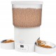 SURDY 3L Automatic Cat Feeder, 2 Bowls, Feeder for Cats and Dogs, Even Distribution Cat Food with 2 Stainless Steel Bowls, 10s Meal Recording and Timer Setting 1-6 Meals/Day SURDY 3L Automatic Cat Feeder, 2 Bowls, Feeder for Cats and Dogs, Even Distribution Cat Food with 2 Stainless Steel Bowls, 10s Meal Recording and Timer Setting 1-6 Meals/Day