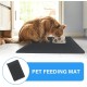 Silicone Feeding Mats for Pets, Cat Place Mats, Bowl Mat, Rubber Mat, Pet Feeding Mat, Non-Slip Mat, Waterproof Cat Bowl Mats, Easy to Clean, 48 x 30 cm, Black Silicone Feeding Mats for Pets, Cat Place Mats, Bowl Mat, Rubber Mat, Pet Feeding Mat, Non-Slip Mat, Waterproof Cat Bowl Mats, Easy to Clean, 48 x 30 cm, Black