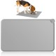 Silicone Feeding Mats for Pets, Cat Place Mats, Bowl Mat, Rubber Mat, Pet Feeding Mat, Non-Slip Mat, Waterproof Cat Bowl Mats, Easy to Clean, 48 x 30 cm, Light Grey Silicone Feeding Mats for Pets, Cat Place Mats, Bowl Mat, Rubber Mat, Pet Feeding Mat, Non-Slip Mat, Waterproof Cat Bowl Mats, Easy to Clean, 48 x 30 cm, Light Grey