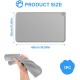 Silicone Feeding Mats for Pets, Cat Place Mats, Bowl Mat, Rubber Mat, Pet Feeding Mat, Non-Slip Mat, Waterproof Cat Bowl Mats, Easy to Clean, 48 x 30 cm, Light Grey Silicone Feeding Mats for Pets, Cat Place Mats, Bowl Mat, Rubber Mat, Pet Feeding Mat, Non-Slip Mat, Waterproof Cat Bowl Mats, Easy to Clean, 48 x 30 cm, Light Grey