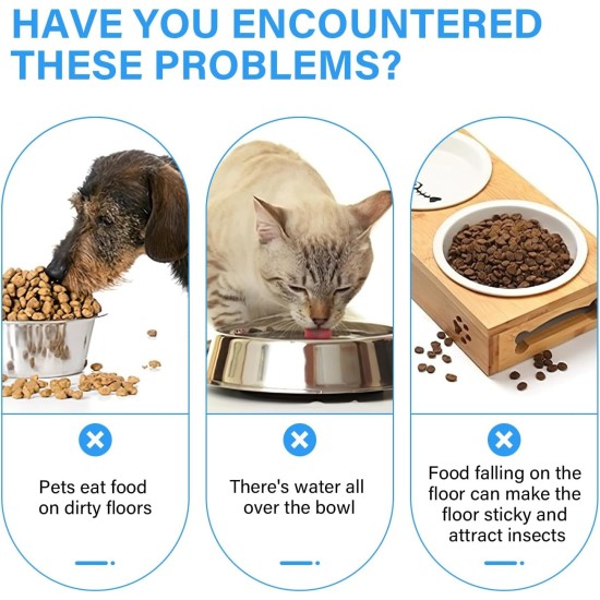 Silicone Feeding Mats for Pets, Cat Place Mats, Bowl Mat, Rubber Mat, Pet Feeding Mat, Non-Slip Mat, Waterproof Cat Bowl Mats, Easy to Clean, 48 x 30 cm, Light Grey Silicone Feeding Mats for Pets, Cat Place Mats, Bowl Mat, Rubber Mat, Pet Feeding Mat, Non-Slip Mat, Waterproof Cat Bowl Mats, Easy to Clean, 48 x 30 cm, Light Grey