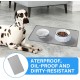 Silicone Feeding Mats for Pets, Cat Place Mats, Bowl Mat, Rubber Mat, Pet Feeding Mat, Non-Slip Mat, Waterproof Cat Bowl Mats, Easy to Clean, 48 x 30 cm, Light Grey Silicone Feeding Mats for Pets, Cat Place Mats, Bowl Mat, Rubber Mat, Pet Feeding Mat, Non-Slip Mat, Waterproof Cat Bowl Mats, Easy to Clean, 48 x 30 cm, Light Grey