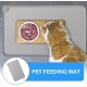 Silicone Feeding Mats for Pets, Cat Place Mats, Bowl Mat, Rubber Mat, Pet Feeding Mat, Non-Slip Mat, Waterproof Cat Bowl Mats, Easy to Clean, 48 x 30 cm, Light Grey Silicone Feeding Mats for Pets, Cat Place Mats, Bowl Mat, Rubber Mat, Pet Feeding Mat, Non-Slip Mat, Waterproof Cat Bowl Mats, Easy to Clean, 48 x 30 cm, Light Grey