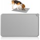 Silicone Feeding Mats for Pets, Cat Place Mats, Bowl Mat, Rubber Mat, Pet Feeding Mat, Non-Slip Mat, Waterproof Cat Bowl Mats, Easy to Clean, 48 x 30 cm, Light Grey Silicone Feeding Mats for Pets, Cat Place Mats, Bowl Mat, Rubber Mat, Pet Feeding Mat, Non-Slip Mat, Waterproof Cat Bowl Mats, Easy to Clean, 48 x 30 cm, Light Grey