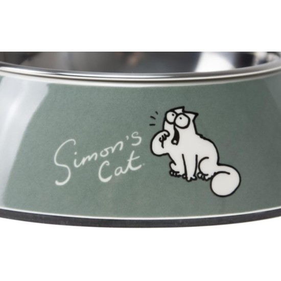 Simons Cat Bowl, Plastic, Green, 160 ml, 14 x 14 x 4.5 cm Simons Cat Bowl, Plastic, Green, 160 ml, 14 x 14 x 4.5 cm
