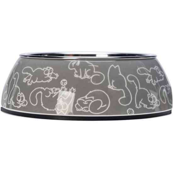 Simons Cat Bowl, Plastic, Green, 160 ml, 14 x 14 x 4.5 cm Simons Cat Bowl, Plastic, Green, 160 ml, 14 x 14 x 4.5 cm