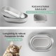 Stainless Steel Bowls for Automatic Microchip Pet Feeder - Sealing Ring Design to Keep Fresh and Odor Reduction, Easy to Clean, Set of 2 Stainless Steel Bowls for Automatic Microchip Pet Feeder - Sealing Ring Design to Keep Fresh and Odor Reduction, Easy to Clean, Set of 2