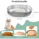 Stainless Steel Bowls for Automatic Microchip Pet Feeder - Sealing Ring Design to Keep Fresh and Odor Reduction, Easy to Clean, Set of 2 Stainless Steel Bowls for Automatic Microchip Pet Feeder - Sealing Ring Design to Keep Fresh and Odor Reduction, Easy to Clean, Set of 2