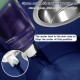 Stainless Steel Double Bowl, 3-in-1 Cat Food Bowls High with Automatic Water Dispenser, Double Feeding Bowl for Small and Medium Cats and Dogs (Blue) Stainless Steel Double Bowl, 3-in-1 Cat Food Bowls High with Automatic Water Dispenser, Double Feeding Bowl for Small and Medium Cats and Dogs (Blue)