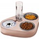 Stainless Steel Double Bowl, 3-in-1 Cat Food Bowls High with Automatic Water Dispenser, Double Feeding Bowl for Small and Medium Cats and Dogs (Blue) Stainless Steel Double Bowl, 3-in-1 Cat Food Bowls High with Automatic Water Dispenser, Double Feeding Bowl for Small and Medium Cats and Dogs (Blue)