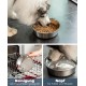 Stainless Steel Food Bowl, 600ml, Food Grade Dog Bowl with Non-Slip Silicone Base, Rustproof Water Bowl for Dogs and Cats, Dishwasher Safe Stainless Steel Food Bowl, 600ml, Food Grade Dog Bowl with Non-Slip Silicone Base, Rustproof Water Bowl for Dogs and Cats, Dishwasher Safe