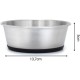 Stainless Steel Food Bowl, 600ml, Food Grade Dog Bowl with Non-Slip Silicone Base, Rustproof Water Bowl for Dogs and Cats, Dishwasher Safe Stainless Steel Food Bowl, 600ml, Food Grade Dog Bowl with Non-Slip Silicone Base, Rustproof Water Bowl for Dogs and Cats, Dishwasher Safe