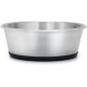 Stainless Steel Food Bowl, 600ml, Food Grade Dog Bowl with Non-Slip Silicone Base, Rustproof Water Bowl for Dogs and Cats, Dishwasher Safe Stainless Steel Food Bowl, 600ml, Food Grade Dog Bowl with Non-Slip Silicone Base, Rustproof Water Bowl for Dogs and Cats, Dishwasher Safe