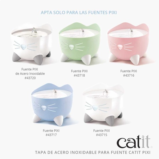 Stainless Steel Lid for Catit PIXI Fountain Stainless Steel Lid for Catit PIXI Fountain