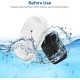 TOMXCUTE Cat Fountain Stainless Steel with Viewing Window, 3.2 L Tap Drinking Fountain for Cats Terriers, Cat Drinking Fountain Dishwasher Safe, Quiet Pump, Double Filter, Hygienic
