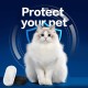 TOMXCUTE Cat Fountain Stainless Steel with Viewing Window, 3.2 L Tap Drinking Fountain for Cats Terriers, Cat Drinking Fountain Dishwasher Safe, Quiet Pump, Double Filter, Hygienic