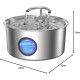TOMXCUTE Stainless Steel Cat Fountain: Drinking Fountain for Cats - 3.2 L Cat Fountain for Cats - Ultra-Quiet Cat Drinking Fountain - Cat Drinking Fountain - Water Fountain for Cats - for Multiple TOMXCUTE Stainless Steel Cat Fountain: Drinking Fountain for Cats - 3.2 L Cat Fountain for Cats - Ultra-Quiet Cat Drinking Fountain - Cat Drinking Fountain - Water Fountain for Cats - for Multiple
