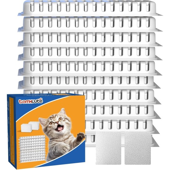 TOMXCUTE Stainless Steel Cat Fountain: Drinking Fountain for Cats - 3.2 L Cat Fountain for Cats - Ultra-Quiet Cat Drinking Fountain - Cat Drinking Fountain - Water Fountain for Cats - for Multiple TOMXCUTE Stainless Steel Cat Fountain: Drinking Fountain for Cats - 3.2 L Cat Fountain for Cats - Ultra-Quiet Cat Drinking Fountain - Cat Drinking Fountain - Water Fountain for Cats - for Multiple