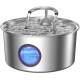 TOMXCUTE Stainless Steel Cat Fountain: Drinking Fountain for Cats - 3.2 L Cat Fountain for Cats - Ultra-Quiet Cat Drinking Fountain - Cat Drinking Fountain - Water Fountain for Cats - for Multiple TOMXCUTE Stainless Steel Cat Fountain: Drinking Fountain for Cats - 3.2 L Cat Fountain for Cats - Ultra-Quiet Cat Drinking Fountain - Cat Drinking Fountain - Water Fountain for Cats - for Multiple