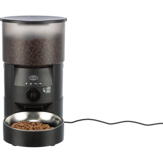 TRIXIE TX-S Smart 3.0L Automatic Feeder for Dogs & Cats - Programmable and Controllable Feeder in White - Automatic & Individual Food Output - 24345 TRIXIE TX-S Smart 3.0L Automatic Feeder for Dogs & Cats - Programmable and Controllable Feeder in White - Automatic & Individual Food Output - 24345