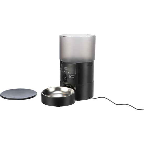 TRIXIE TX-S Smart 3.0L Automatic Feeder for Dogs & Cats - Programmable and Controllable Feeder in White - Automatic & Individual Food Output - 24345 TRIXIE TX-S Smart 3.0L Automatic Feeder for Dogs & Cats - Programmable and Controllable Feeder in White - Automatic & Individual Food Output - 24345