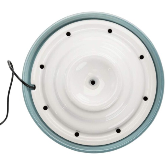 TRIXIE Vital Falls 24450 Electronic Water Dispenser Ceramic 1.5 Litres Diameter 22 x 13 cm Petrol / White TRIXIE Vital Falls 24450 Electronic Water Dispenser Ceramic 1.5 Litres Diameter 22 x 13 cm Petrol / White