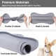 Tianbi Pet Feeding Mat, Pet Placemat for Dog and Cat, Waterproof Silicone Pet Feeding Pad Placemat Trays, Non-Slip Rollable Mat to Prevent Food and Water Overflow Tianbi Pet Feeding Mat, Pet Placemat for Dog and Cat, Waterproof Silicone Pet Feeding Pad Placemat Trays, Non-Slip Rollable Mat to Prevent Food and Water Overflow