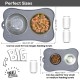 Tianbi Pet Feeding Mat, Pet Placemat for Dog and Cat, Waterproof Silicone Pet Feeding Pad Placemat Trays, Non-Slip Rollable Mat to Prevent Food and Water Overflow Tianbi Pet Feeding Mat, Pet Placemat for Dog and Cat, Waterproof Silicone Pet Feeding Pad Placemat Trays, Non-Slip Rollable Mat to Prevent Food and Water Overflow