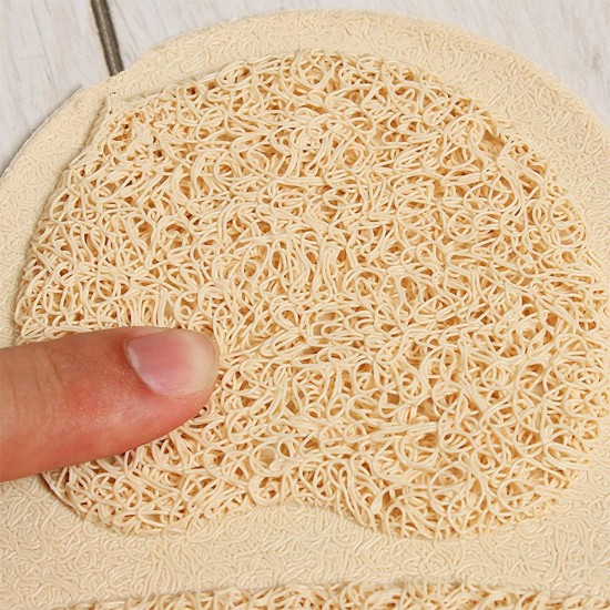 Tianher Cat Litter Mat, PVC Cat Litter Mat, Cat Litter Tray Mat, Pet Feeding Bowl Mat, Cat Litter, Paw Mat, Waterproof, Non-Slip Food, Paw Shaped for Cats and Dogs (Colour Mix) Tianher Cat Litter Mat, PVC Cat Litter Mat, Cat Litter Tray Mat, Pet Feeding Bowl Mat, Cat Litter, Paw Mat, Waterproof, Non-Slip Food, Paw Shaped for Cats and Dogs (Colour Mix)