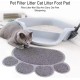 Tianher Cat Litter Mat, PVC Cat Litter Mat, Cat Litter Tray Mat, Pet Feeding Bowl Mat, Cat Litter, Paw Mat, Waterproof, Non-Slip Food, Paw Shaped for Cats and Dogs (Colour Mix) Tianher Cat Litter Mat, PVC Cat Litter Mat, Cat Litter Tray Mat, Pet Feeding Bowl Mat, Cat Litter, Paw Mat, Waterproof, Non-Slip Food, Paw Shaped for Cats and Dogs (Colour Mix)