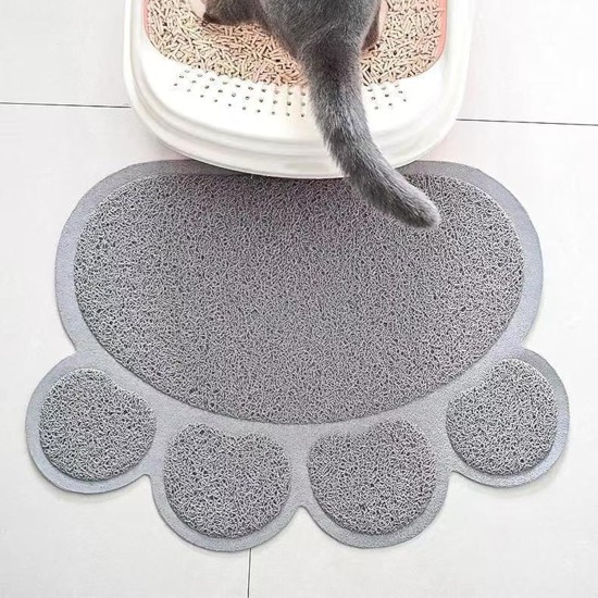Tianher Cat Litter Mat, PVC Cat Litter Mat, Cat Litter Tray Mat, Pet Feeding Bowl Mat, Cat Litter, Paw Mat, Waterproof, Non-Slip Food, Paw Shaped for Cats and Dogs (Colour Mix) Tianher Cat Litter Mat, PVC Cat Litter Mat, Cat Litter Tray Mat, Pet Feeding Bowl Mat, Cat Litter, Paw Mat, Waterproof, Non-Slip Food, Paw Shaped for Cats and Dogs (Colour Mix)