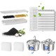 Tomxcute Stainless Steel Drinking Fountain for Cats 3.2 L, Cat Drinking Fountain for Dogs with Water Level Window - with a Set of Filters for Multi-Cat Household and Dogs Tomxcute Stainless Steel Drinking Fountain for Cats 3.2 L, Cat Drinking Fountain for Dogs with Water Level Window - with a Set of Filters for Multi-Cat Household and Dogs