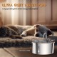 Tomxcute Stainless Steel Drinking Fountain for Cats 3.2 L, Cat Drinking Fountain for Dogs with Water Level Window - with a Set of Filters for Multi-Cat Household and Dogs Tomxcute Stainless Steel Drinking Fountain for Cats 3.2 L, Cat Drinking Fountain for Dogs with Water Level Window - with a Set of Filters for Multi-Cat Household and Dogs