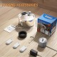 Tomxcute Stainless Steel Drinking Fountain for Cats 3.2 L, Cat Drinking Fountain for Dogs with Water Level Window - with a Set of Filters for Multi-Cat Household and Dogs Tomxcute Stainless Steel Drinking Fountain for Cats 3.2 L, Cat Drinking Fountain for Dogs with Water Level Window - with a Set of Filters for Multi-Cat Household and Dogs