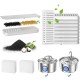 Tomxcute Stainless Steel Drinking Fountain for Cats 3.2 L, Cat Drinking Fountain for Dogs with Water Level Window - with a Set of Filters for Multi-Cat Household and Dogs Tomxcute Stainless Steel Drinking Fountain for Cats 3.2 L, Cat Drinking Fountain for Dogs with Water Level Window - with a Set of Filters for Multi-Cat Household and Dogs
