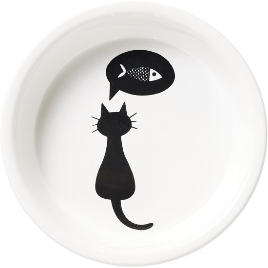 Trixie 24499 Ceramic Cat Bowl, 0.25 Litres, Diameter 13 cm, White Trixie 24499 Ceramic Cat Bowl, 0.25 Litres, Diameter 13 cm, White