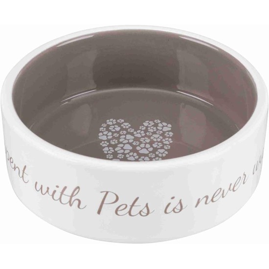 Trixie 24499 Ceramic Cat Bowl, 0.25 Litres, Diameter 13 cm, White Trixie 24499 Ceramic Cat Bowl, 0.25 Litres, Diameter 13 cm, White