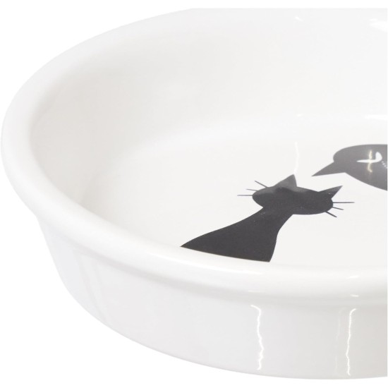 Trixie 24499 Ceramic Cat Bowl, 0.25 Litres, Diameter 13 cm, White Trixie 24499 Ceramic Cat Bowl, 0.25 Litres, Diameter 13 cm, White