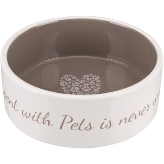 Trixie 24499 Ceramic Cat Bowl, 0.25 Litres, Diameter 13 cm, White Trixie 24499 Ceramic Cat Bowl, 0.25 Litres, Diameter 13 cm, White