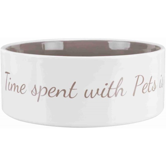 Trixie 24499 Ceramic Cat Bowl, 0.25 Litres, Diameter 13 cm, White Trixie 24499 Ceramic Cat Bowl, 0.25 Litres, Diameter 13 cm, White