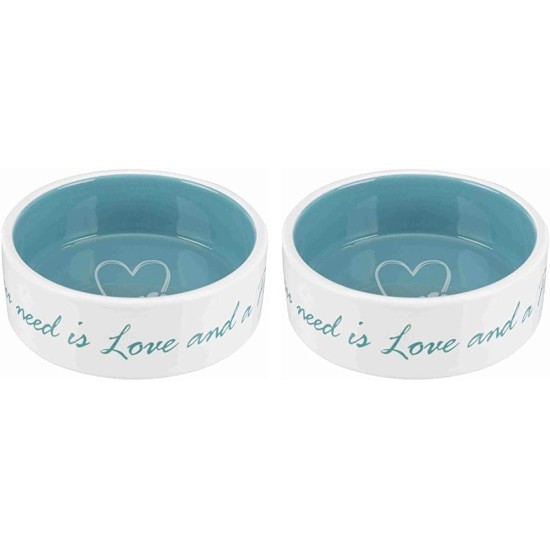 Trixie 24499 Ceramic Cat Bowl, 0.25 Litres, Diameter 13 cm, White Trixie 24499 Ceramic Cat Bowl, 0.25 Litres, Diameter 13 cm, White